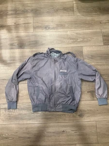 VTG Men's Shure Microphone 70s Audio Cafe Racer Jacket Sz Large - Picture 1 of 5