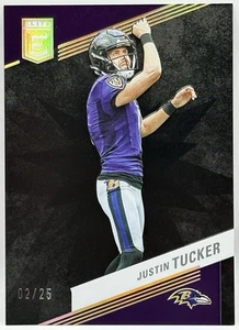 2023 Panini Donruss Elite - Justin Tucker #63 Black /25 BAL - Picture 1 of 2