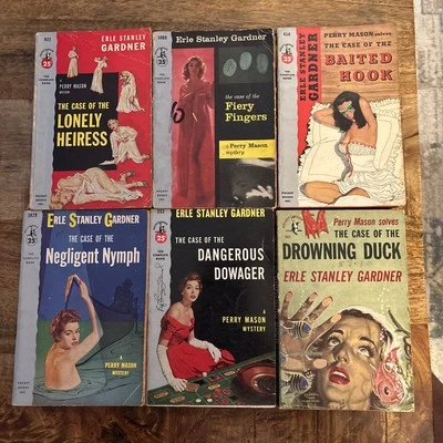 vintage sleaze paperbacks gga Six Books Foto 1 de 3