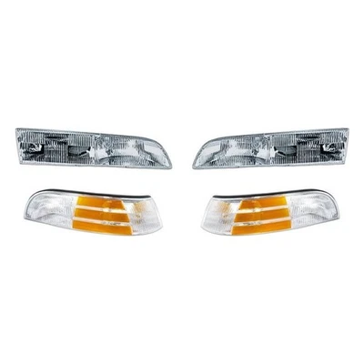 For Ford Crown Victoria 92-97 4-Piece Kit (Driver and Passenger Side Headlights, Foto 1 de 4