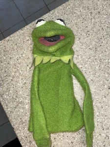 1978 VINTAGE Fisher Price Toys Kermit la rana pupazzo mano #860 pupazzo Muppet - Foto 1 di 4
