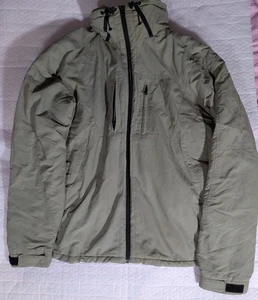 Quiksilver Khaki Kapuzenjacke XL Herren Fleece gefüttert Full Zip Taschen Surf - Bild 1 von 9