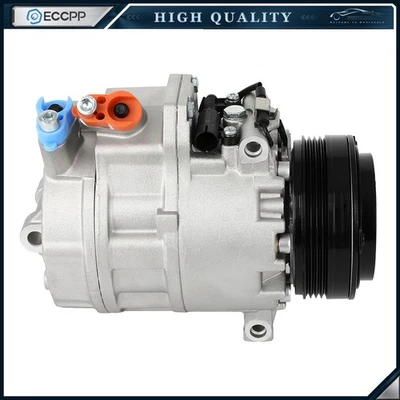 Compresor de aire acondicionado con embrague para BMW X5 4,4 L 4,8 L 2004 2005 2006 CSV717 Foto 1 de 4