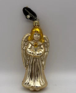 Christborn Germany Hand Blown Glass Angel Ornament Candle 6" Vintage - Picture 1 of 7