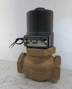 NUOVA Elettrovalvola Magnatrol 133G27-G Full Port Bronzo 2" Tipo G 120V 65W 30 PSI - Foto 1 di 5