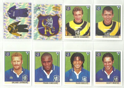 24 x CHELSEA - Merlin Premier League '96 Stickers [Unused] - Image 1 of 4