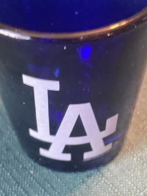 LOS ANGELES DODGERS MLB BLUE SHOT GLASS - Image 1 of 4