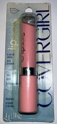 Bálsamo labial tintado Covergirl Lipslicks #105 CLARO (nuevo/sellado/descontinuado) ver fotos Foto 1 de 4