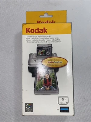 New Kodak EasyShare PH-40 Color Cartridge & Photo paper Kit Sealed Packages - Image 1 of 4