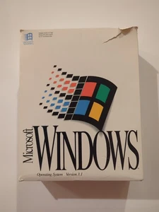 Microsoft Windows Operating System Version 3.1 Big Box 3.5 Disk 1992 - Picture 1 of 5