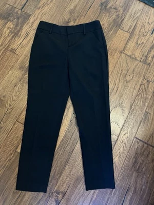 Pantalones Pantalones Alice + Olivia Empleados Negros Talla 2 Frente Plano Foto 1 de 4