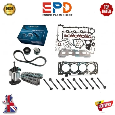 TIMING BELT KIT+REBUILD KIT FOR PEUGEOT AND CITROEN DW10FUD 2.0 HDI DIESEL BOXER - Image 1 of 4