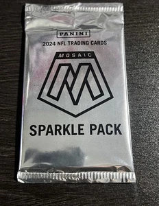 9x 2024 NFL TRADING CARDS PANINI MOSAIC **SPARKLE PACKS** - Picture 1 of 1