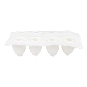 8 Cavities Silicone Cake Mold Pudding Egg for Chocolate Molds Fondant - Picture 1 of 12