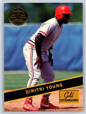 1994 Signature Rookies Gold Standard Dmitri Young Rookie RC #75 - Image 1 of 2