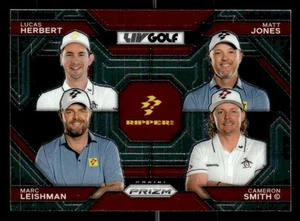 2024 Panini Prizm LIV #65 Lucas Herbert/Marc Leishman/Cameron Smith/Matt Jones - Picture 1 of 2