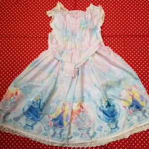 Angelic Pretty Fairy Season JSK Lavanda Disney Princess Collab 2015 nuovo con etichetta - Foto 1 di 7