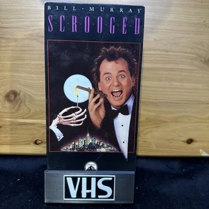Scrooged (VHS, 1988) * Buy 2 Get 1 Free - Bundle Shipping Discount - Picture 1 of 2