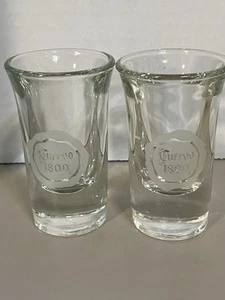 Lote de 2 vasos de chupito de tequila "Cuervo 1800" - Imagen 1 de 5