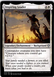 MTG Inspiring Leader Commander Legends: Battle for Baldur's Gate Uncommon #28 - Picture 1 of 2