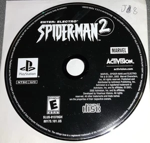 Spider-Man 2 - Enter: Electro  PS1 DISC ONLY #J8 - Picture 1 of 1