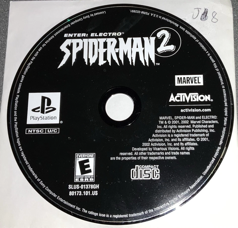 Spider-Man 2 - Enter: Electro PS1 SOLO DISCO #J8 Foto 1 de 1