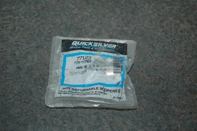 NEW GENUINE MERCURY QUICKSILVER  77123 HINGE PIN FACTORY MARINE OEM PARTS - Image 1 of 3