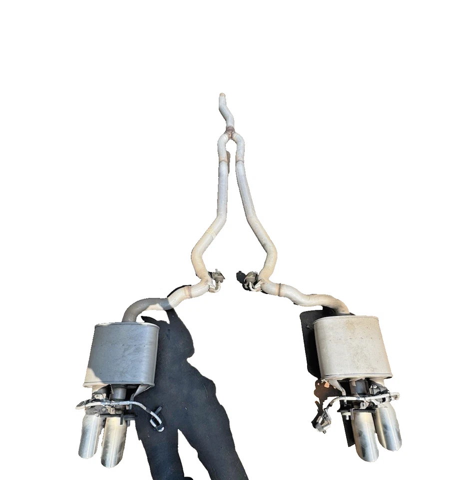 2024 2025 Ford Mustang OEM Active Valve Exhaust Muffler Assembly - Image 1 of 4