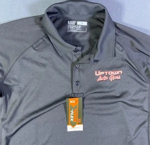 5.11 Tactical Performance Polo - Size Large 844802182348 71049 Chacoal S/S Glass - Picture 1 of 13