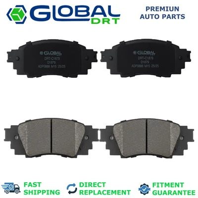 4x Rear CERAMIC Brake Pad D1879 Fit Lexus UX200 2019-2022 2.0L L4 Gas F Sport Foto 1 de 4