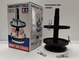 Tamiya Paint Jar Turn Table Stand for Accessories New Hand Tools 74077 Mr Models - Picture 1 of 2