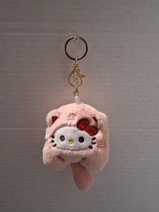 Hello Kitty Sanrio Plüsch Schlüsselanhänger oder Taschenzubehör rosa - Bild 1 von 5