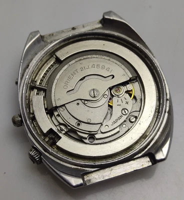 Reloj Pulsera ORIENT Japón Perpetuo Calendario Multianual 46941 Automático Para Piezas Foto 1 de 4