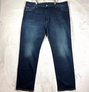 Polo Ralph Lauren Jeans Men's Big 44X34 Hampton Straight Stretch Blue Denim - Picture 1 of 20
