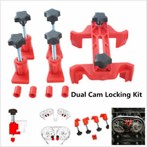 5Pcs/Set Universal Dual Cam Clamp Camshaft Timing Sprocket Gear Locking Tool Kit