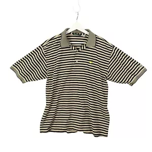 Polo golf Masters collezione vintage a righe manica corta uomo taglia L Gorp - Foto 1 di 11