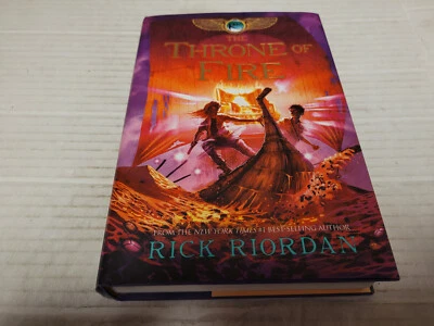The Tyrone of Fire by Rick Riordan (2011, Hardcover)  SIGNED 1st/1st - Image 1 of 3