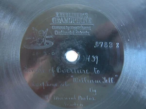 78rpm E. BERLINER GRAMOPHONE 7"- WILHELM TELL - THE MUSICAL AVOLOS (Xylophone) - Imagen 1 de 3