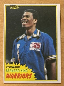 Bernard King 1981-82 Topps Basketball #72 West Golden State Warriors NM-MT - Picture 1 of 3