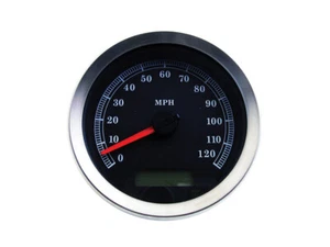 4 inch Electronic Speedometer Assembly Black Harley Sportster Twin Cam 2004-13 - Picture 1 of 1