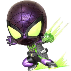 Marvel's Spider-Man Miles Purple Reign Suit Stylized Cosbaby Approx 9cm Tall - Imagen 1 de 2