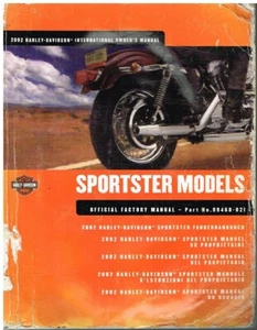 HARLEY DAVIDSON XLH883 XL883C XLH1200 XL1200S XL1200C 2002 Factory Owners Manual - Bild 1 von 1