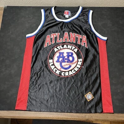 Camiseta deportiva de béisbol vintage de baloncesto de los Atlanta Black Crackers Braves Freak Nik años 90 Foto 1 de 4