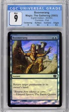 BOOMERANG Eighth 8th Edition Foil CGC 9.0 Graded MTG [Card Kingdom]