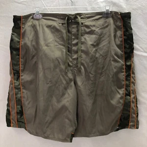 JOE BOXER MENS GREEN/CAMO ACCENT SWIM TRUNKS WITH POCKET SIZE XL - Picture 1 of 7