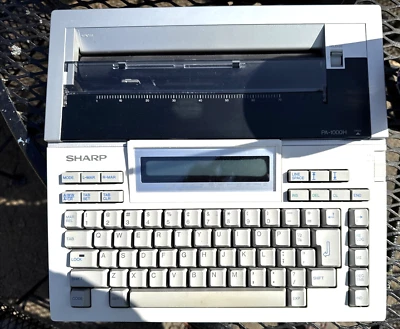 VTG Sharp Portable IntelliWriter PA-1000H No Cord Read PARTS ONLY- Please Read - Image 1 of 4