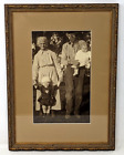 VTG Antique Boschulte Family Grandparents Grandkids Children Framed Photo J23