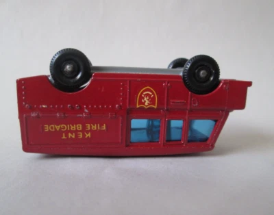 Matchbox Kent Fire Brigade Truck #57 England (Window & Siren Fell Out) FIXER - Image 1 of 4