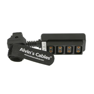 D-tap Splitter Ultrashort Power Cable Male to 4 Port Dtap Female Cord for ARRI - Picture 1 of 6