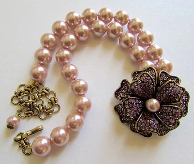 Ожерелье с розовым жемчугом Heidi Daus «Dogwood Flower» распродано - Изображение 1 из 4